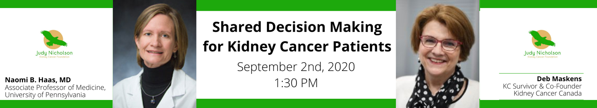 Webinar Judy Nicholson Kidney Cancer Foundation
